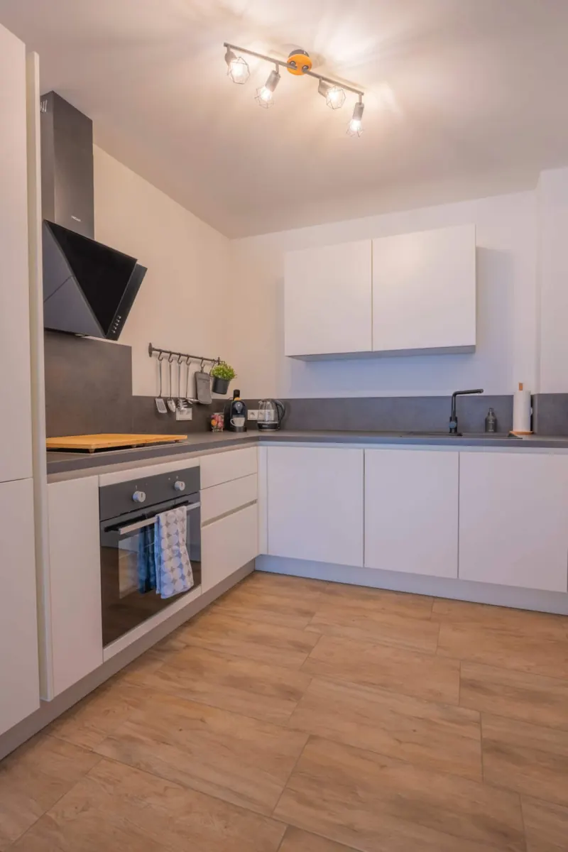 Ferienwohnung Predigtstuhlblick: Voll ausgestattete Küche