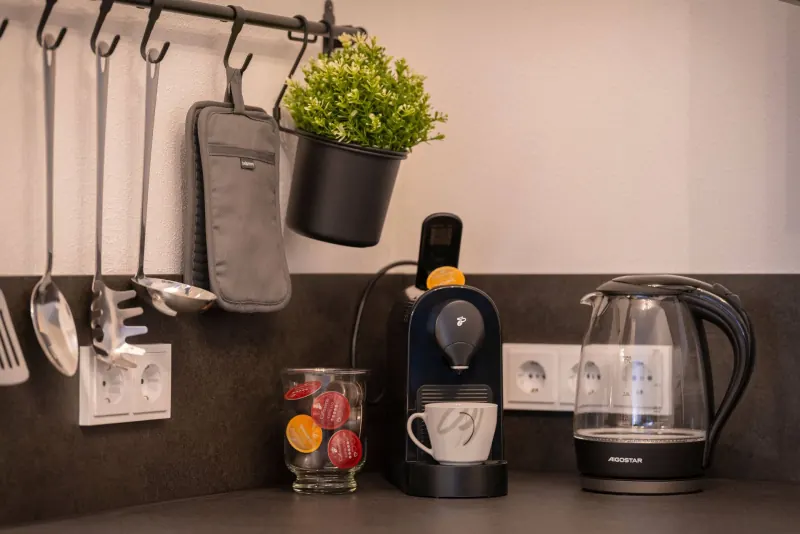 Ferienwohnung Predigtstuhlblick: Küche – Ansicht 2