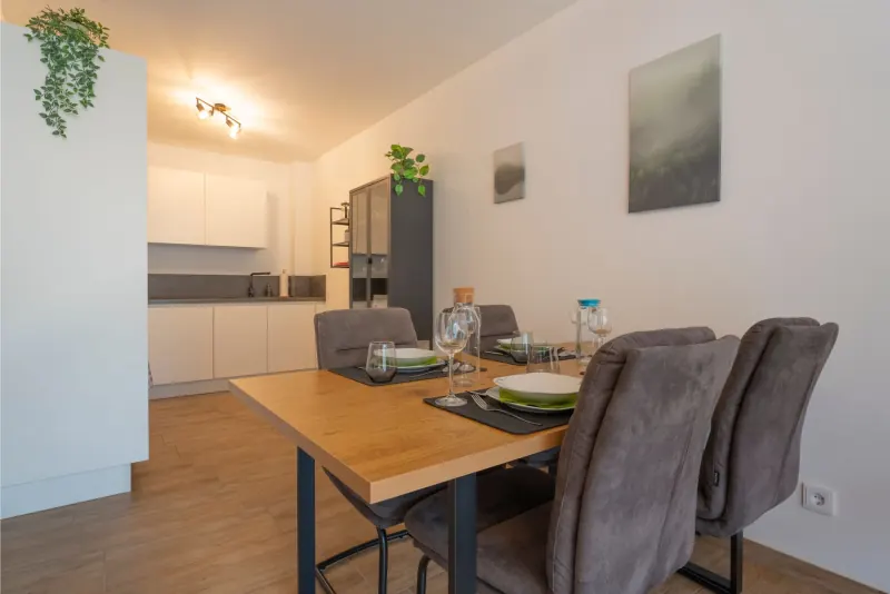 Ferienwohnung Predigtstuhlblick: Essbereich