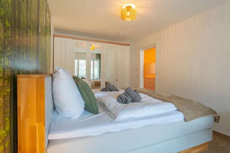 Ferienwohnung Predigtstuhlblick: Schlafzimmer – Ansicht 2