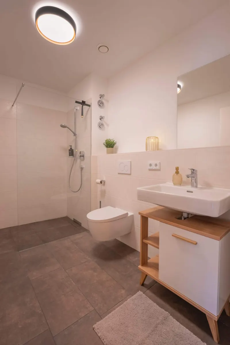 Ferienwohnung Predigtstuhlblick: Badezimmer