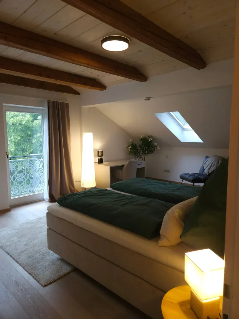 Ferienwohnung Zwieselblick: Schlafzimmer 1 – Ansicht 3